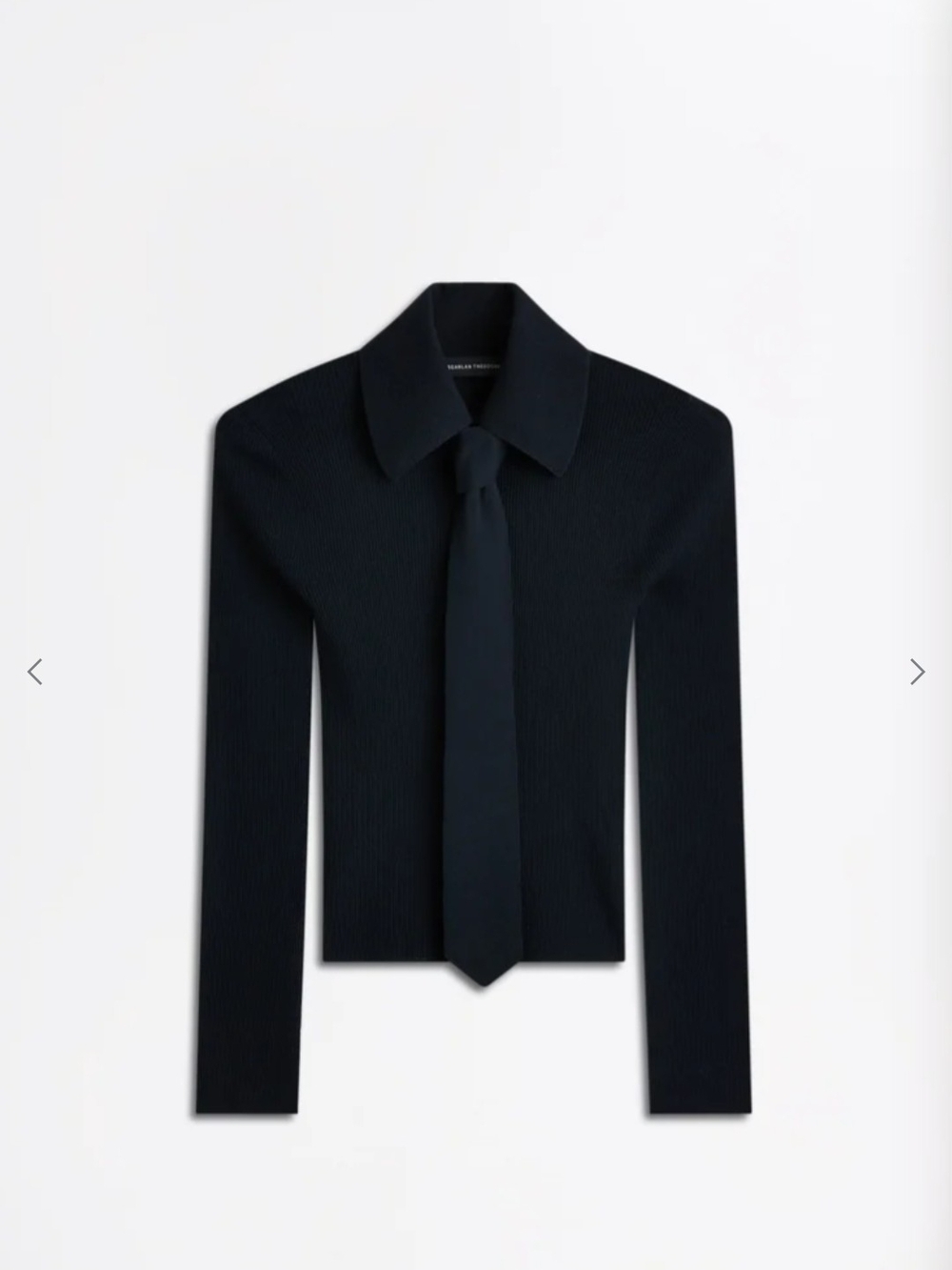 Scanlan Theodore ~Navy~ Knit Tie Shirt~ NWT